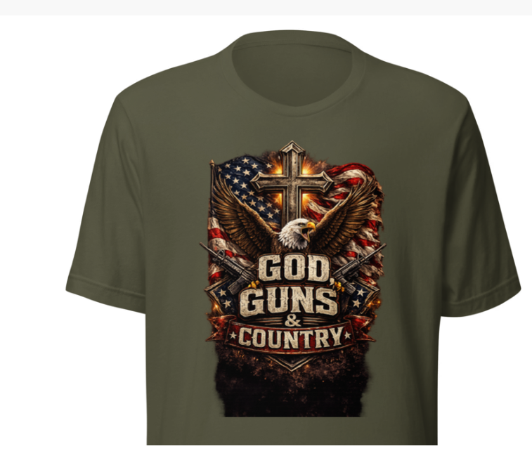 God, Guns & Country Patriot Hoodie
